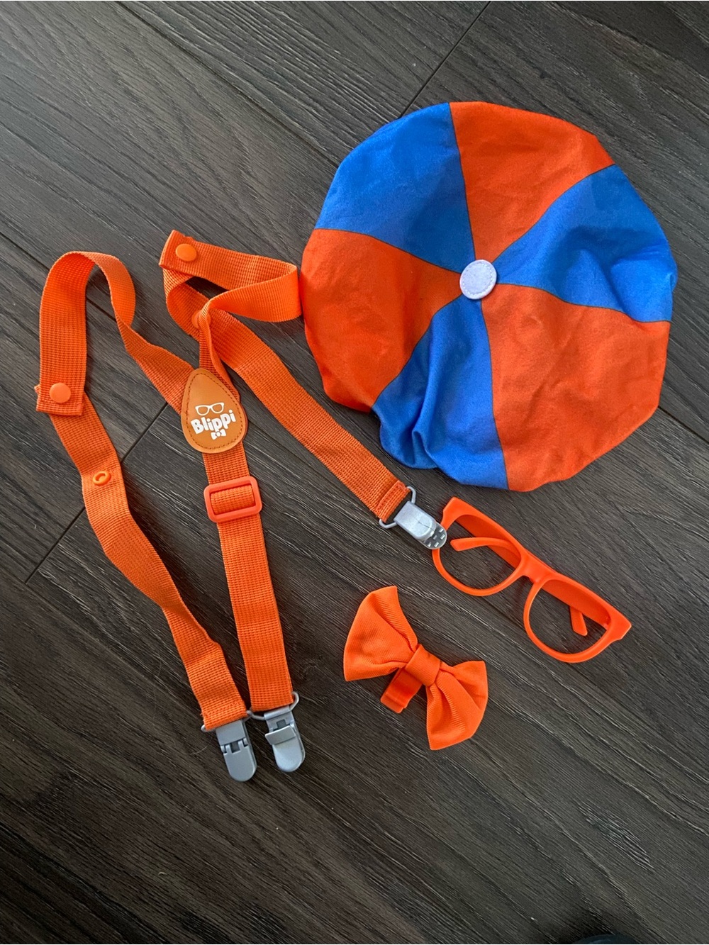 Blippi- Kids Orange & Blue Costume Accessory Set